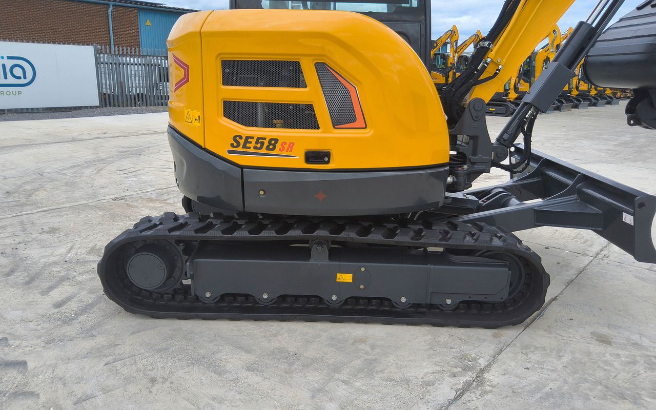 2026 Shantui SE58SR mini excavator side view