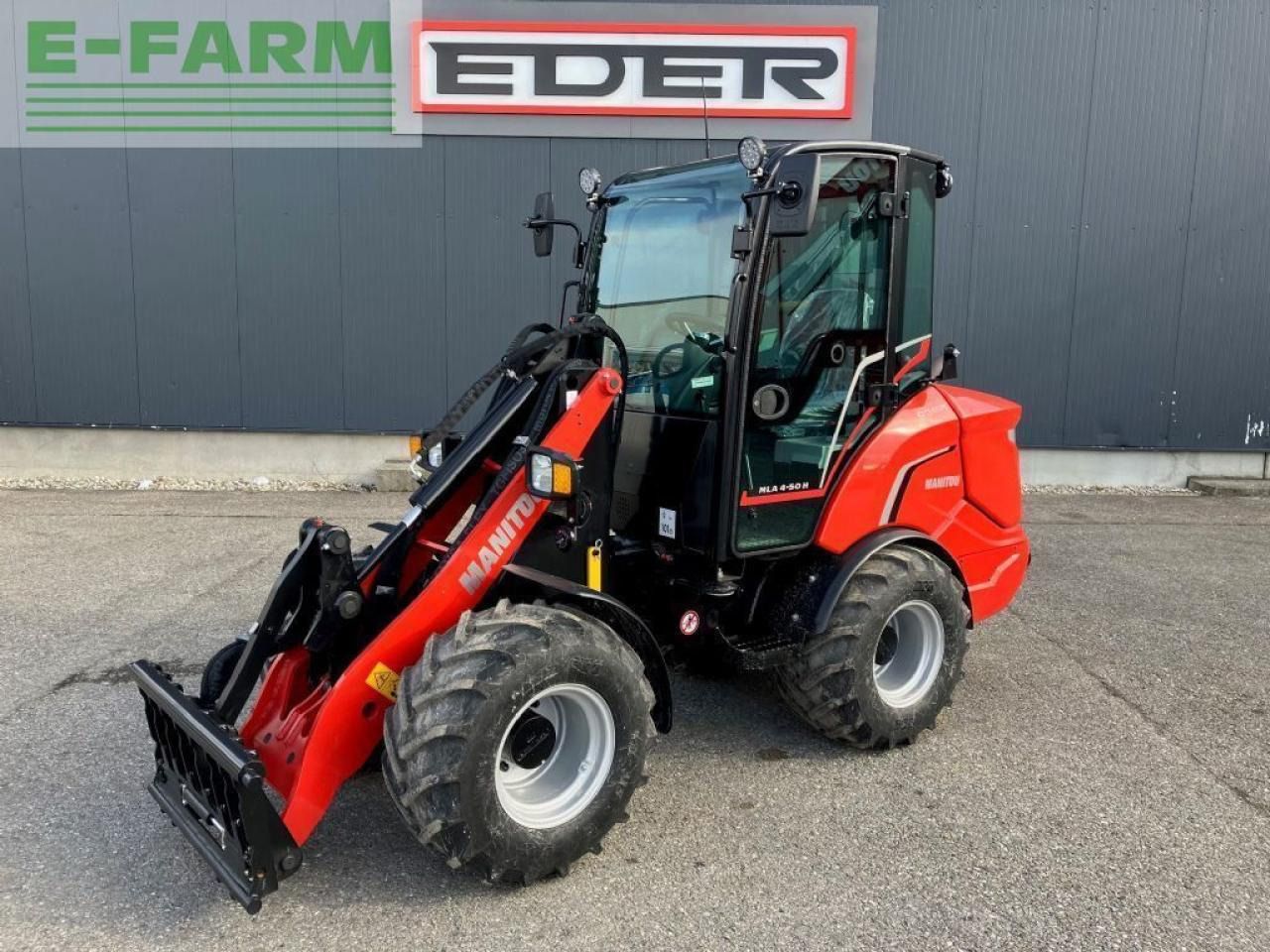 2023 Manitou MLA 4-50 H wheel loader, front three-quarter view 2023 Manitou MLA 4-50 H wheel loader, front three-quarter view