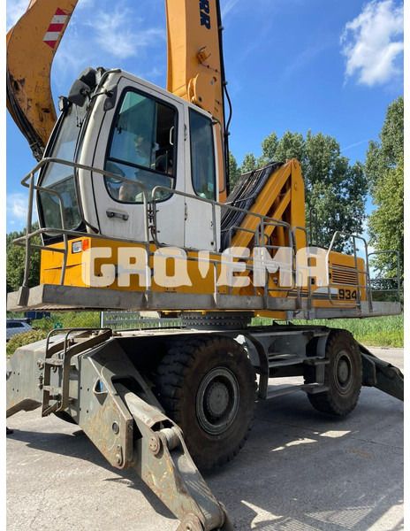 2012 Liebherr A934C LI material handler, side view