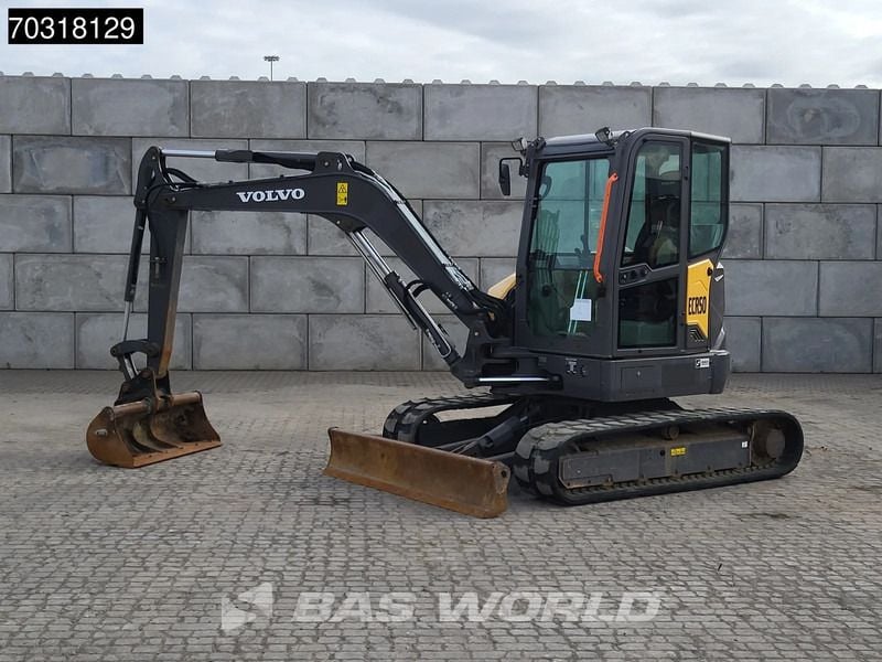 2021 Volvo ECR50F mini excavator, side view