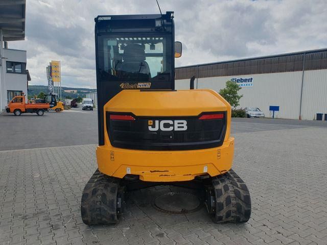 2022 JCB 60C-2 mini excavator, rear view