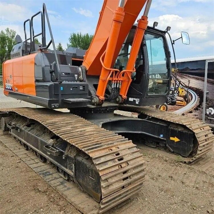 Hitachi ZX300 crawler excavator, side view Hitachi ZX300 crawler excavator, side view