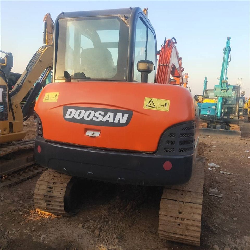 2023 Doosan DH60-7 mini excavator rear view