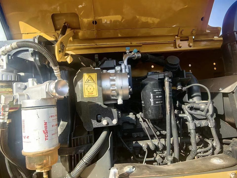 Komatsu PC70-8 Crawler Excavator engine compartment view