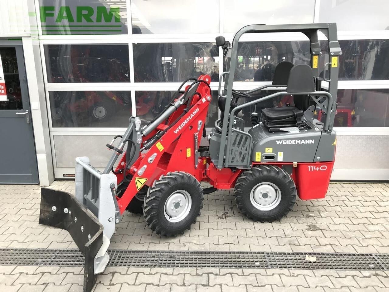 2026 Weidemann 1140 mini excavator, side view