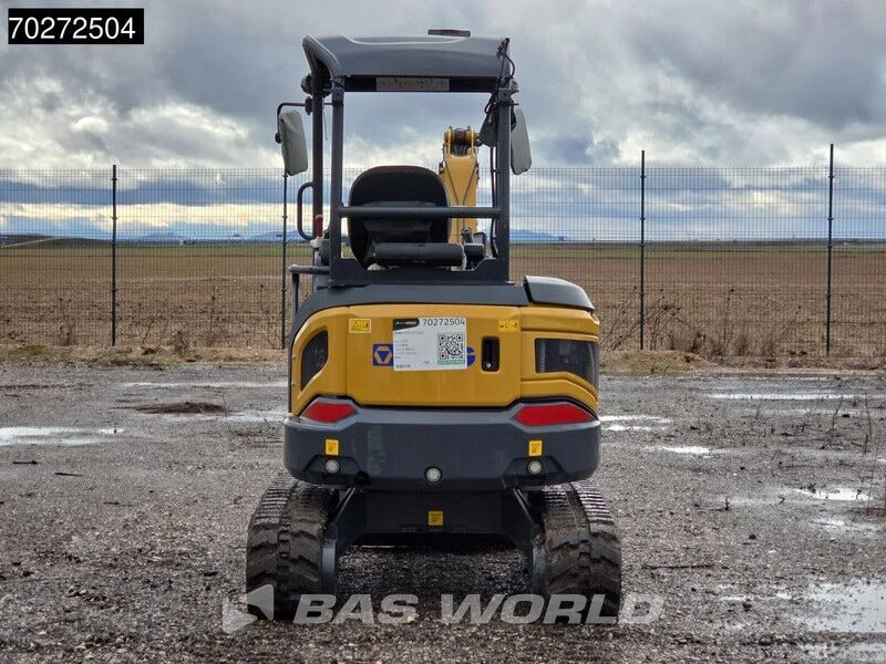 2023 XCMG XE27E mini excavator rear view