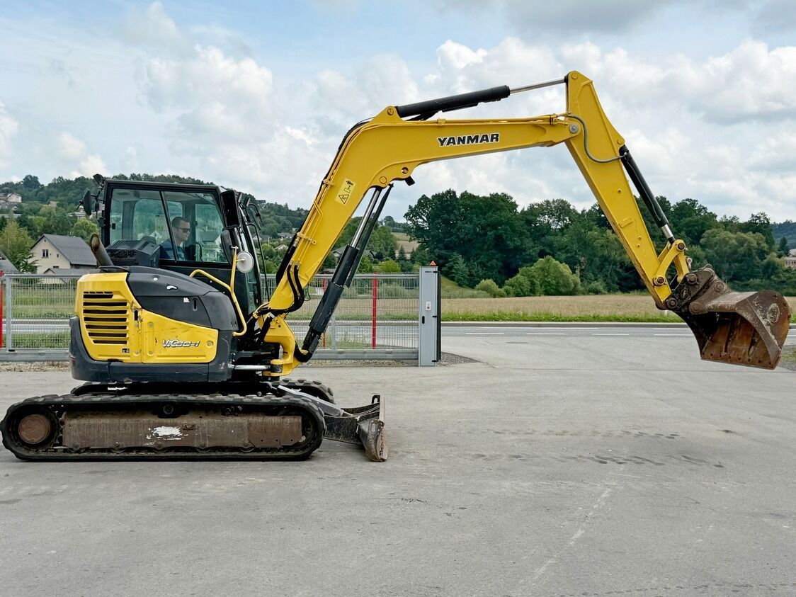 2016 Yanmar VIO80-1A crawler excavator, side view