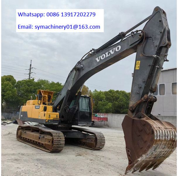 2021 Volvo EC480DL crawler excavator, side profile view