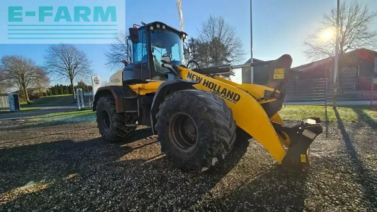 2020 New Holland W170D Long Reach wheel loader, front three-quarter view 2020 New Holland W170D Long Reach wheel loader, front three-quarter view