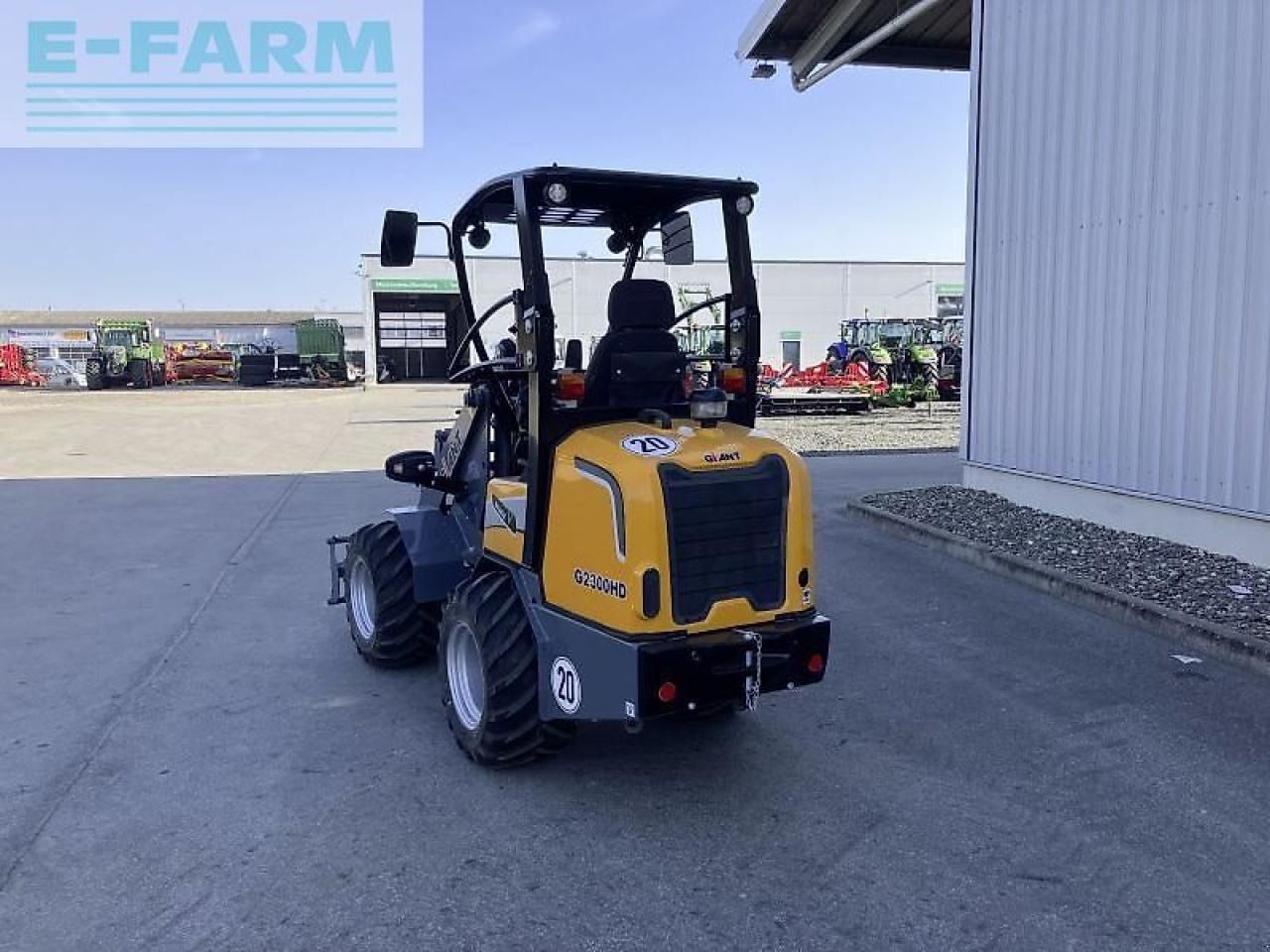 2024 Giant G2300 HD mini excavator, rear three-quarter view