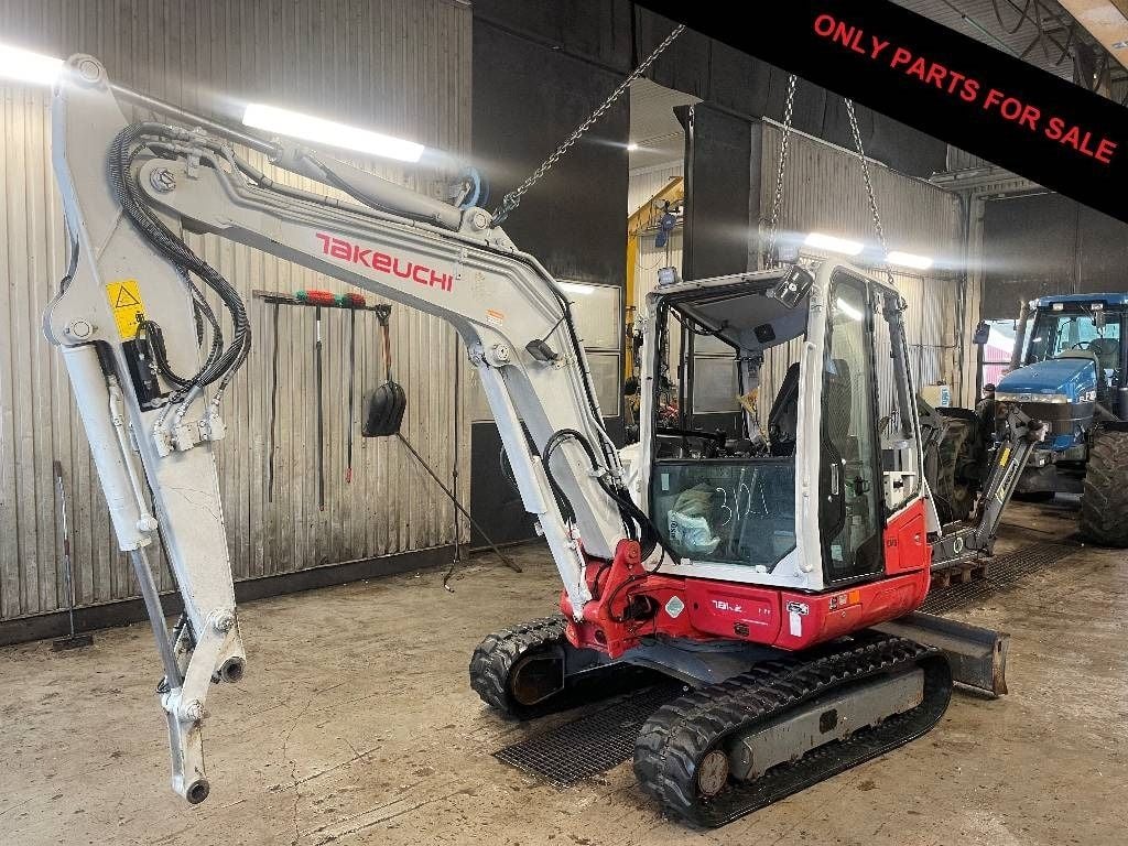 2019 Takeuchi TB240 mini excavator side view