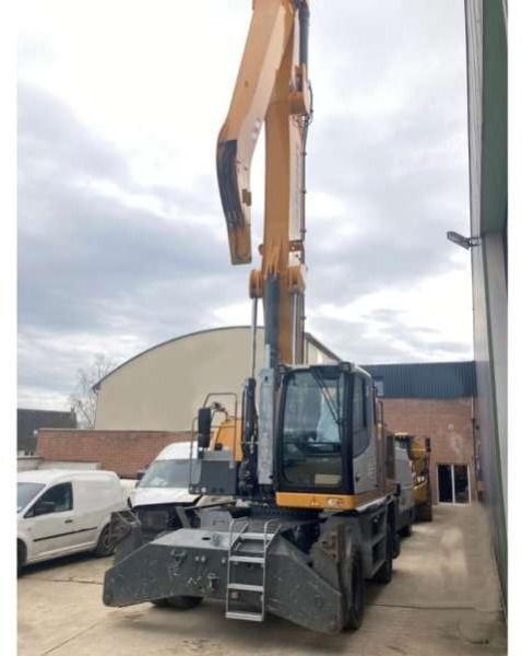 2017 Liebherr LH40 M material handler, rear three-quarter view
