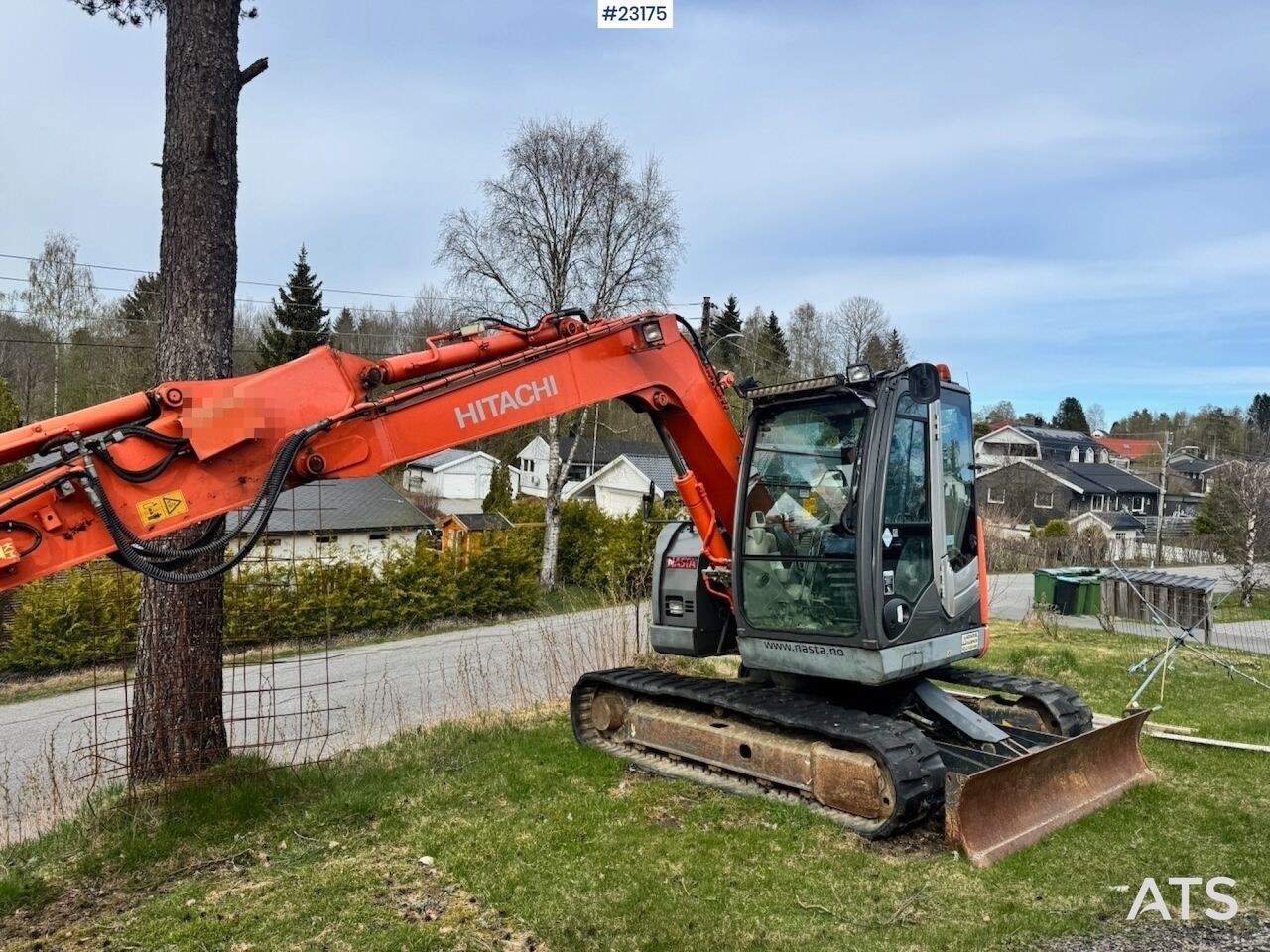 2012 Hitachi ZX85US-3 crawler excavator, side view 2012 Hitachi ZX85US-3 crawler excavator, side view