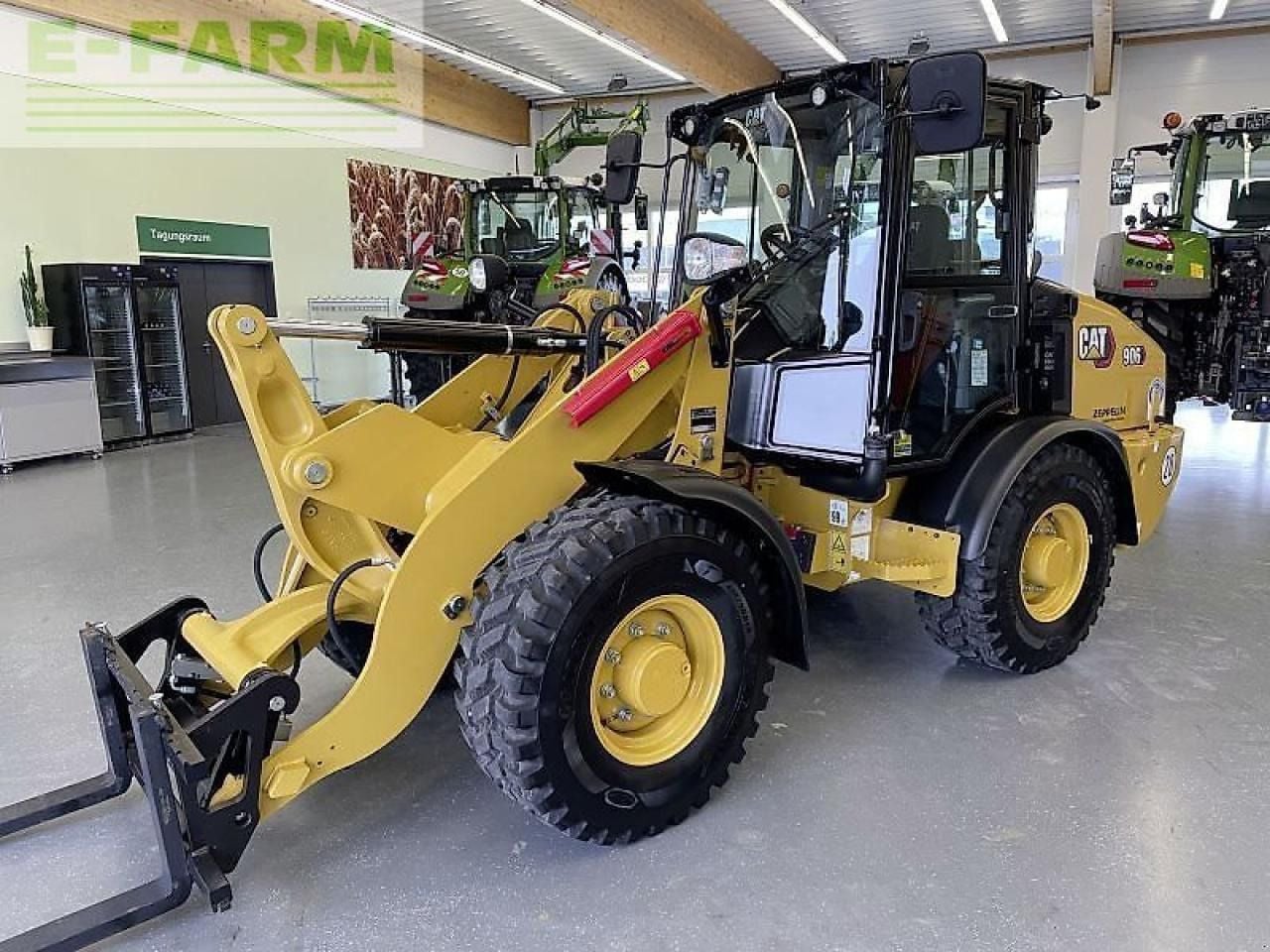 2024 Caterpillar 906-14A wheel loader, front three-quarter view 2024 Caterpillar 906-14A wheel loader, front three-quarter view