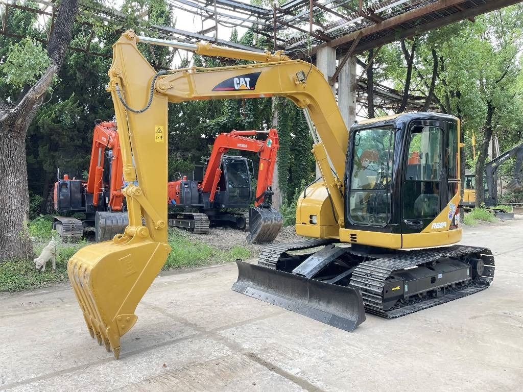 2021 Caterpillar 308C mini excavator, front three-quarter view