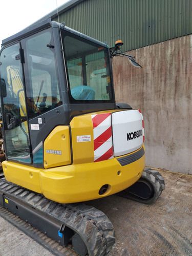2019 Kobelco SK55RX-6 excavator rear view