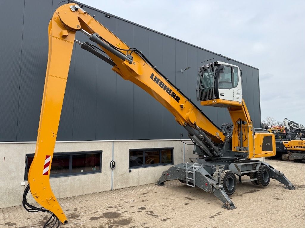 2022 Liebherr LH40 M material handler, side view