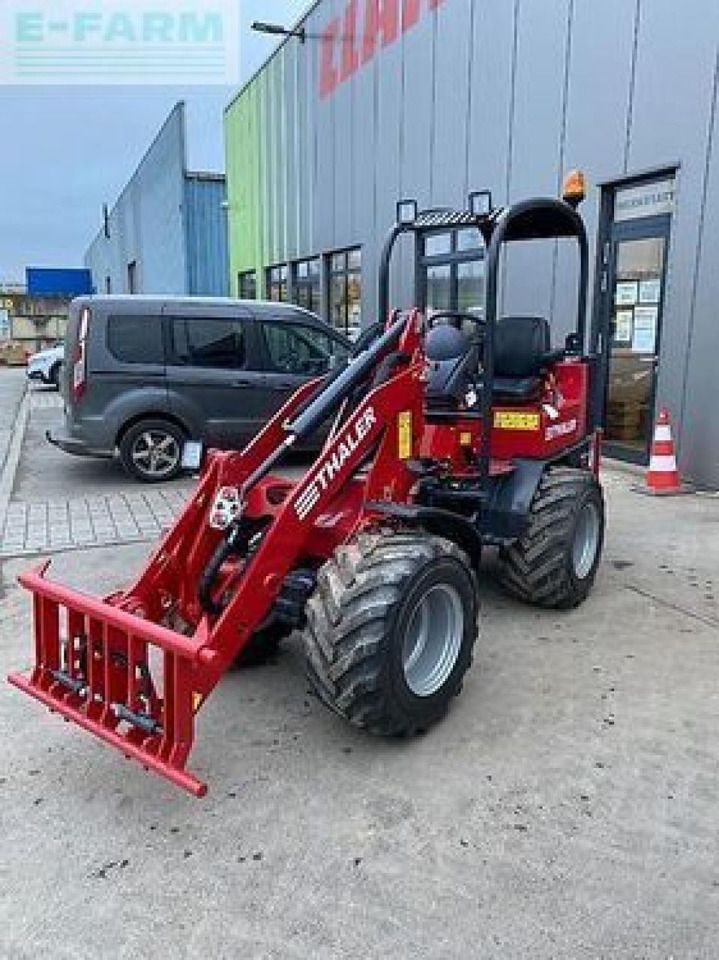 2024 Thaler 2438 H mini excavator, front three-quarter view