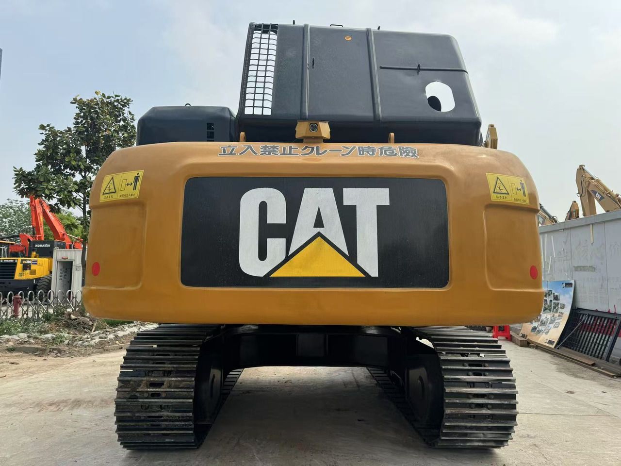 2023 Caterpillar 336D2 crawler excavator, rear view