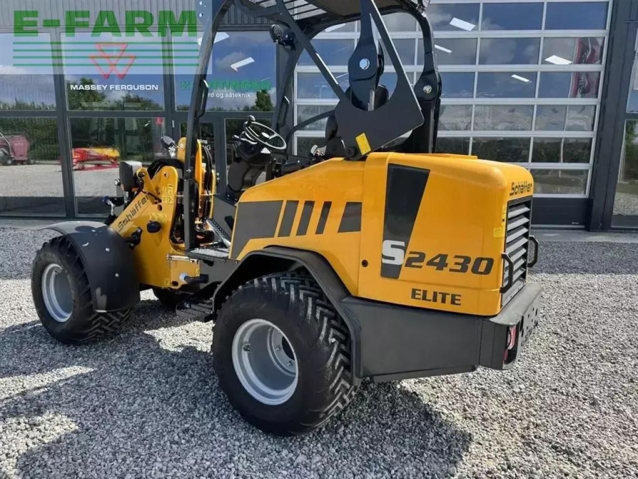 2025 Schäffer 2430S ELITE mini excavator, rear three-quarter view 2025 Schäffer 2430S ELITE mini excavator, rear three-quarter view