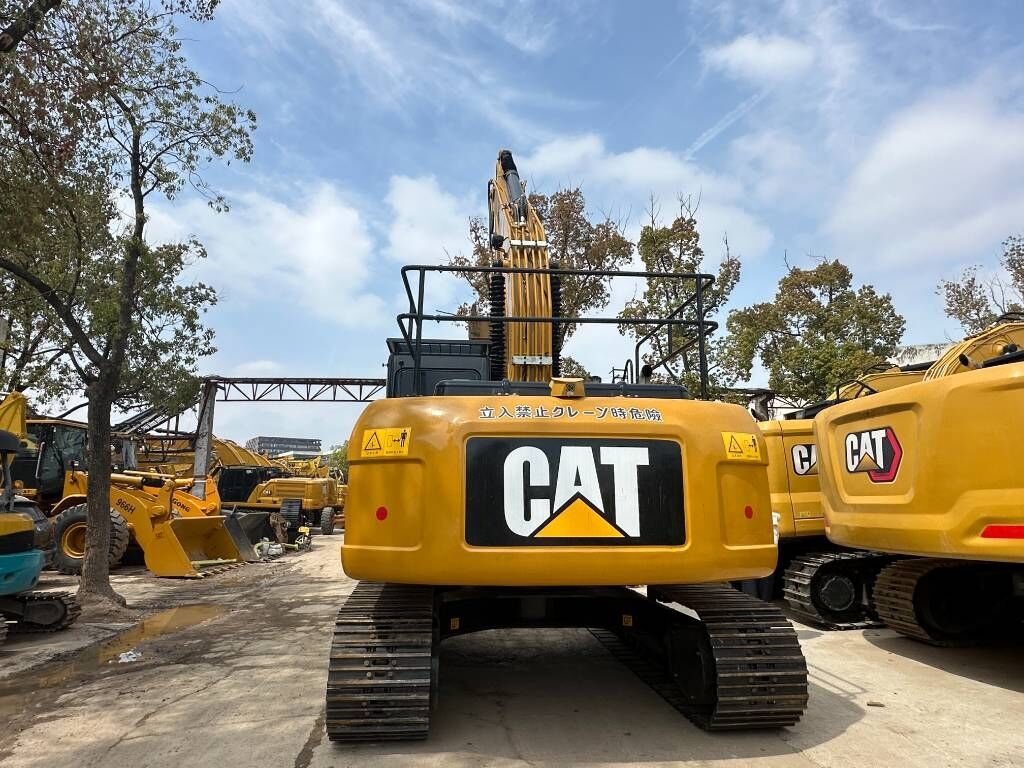 2024 Caterpillar 323D2L crawler excavator, rear view