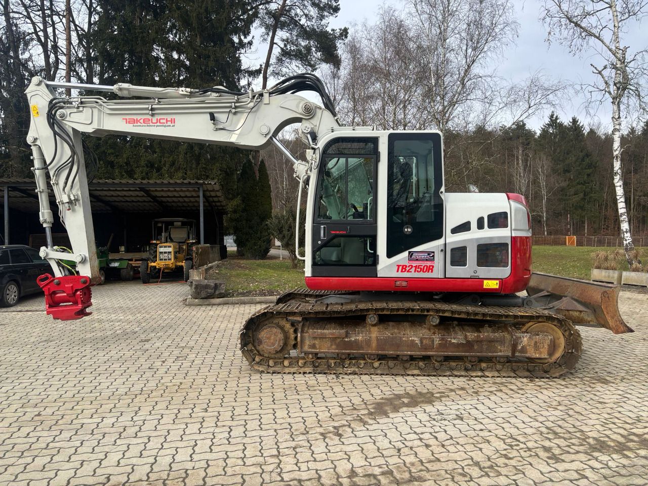 2018 Takeuchi TB2150R crawler excavator side view