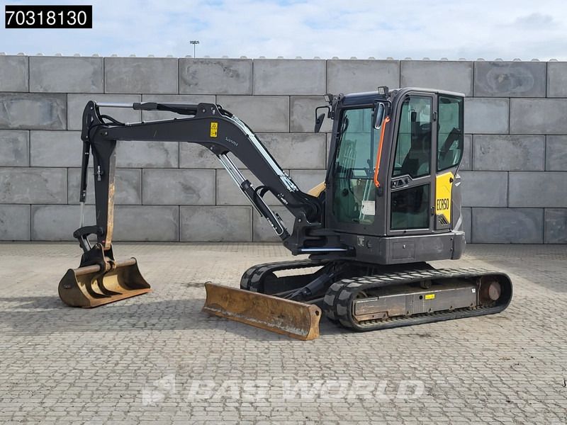 2021 Volvo ECR50F mini excavator, side view
