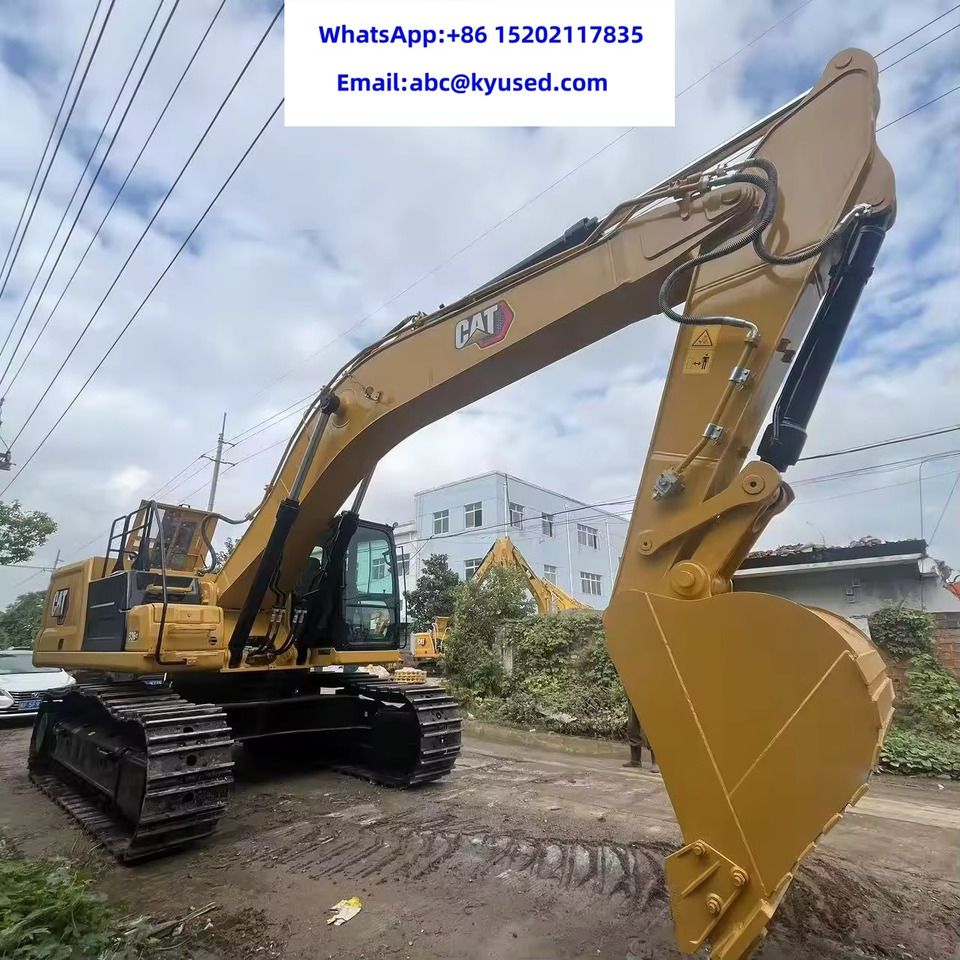 2024 Caterpillar 320GC crawler excavator, side profile view