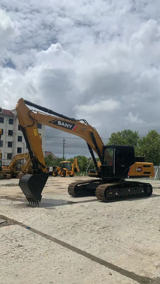 2023 Sany SY215C crawler excavator, side profile view