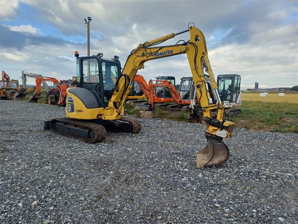 2005 Komatsu PC50MR-2 mini excavator, side view