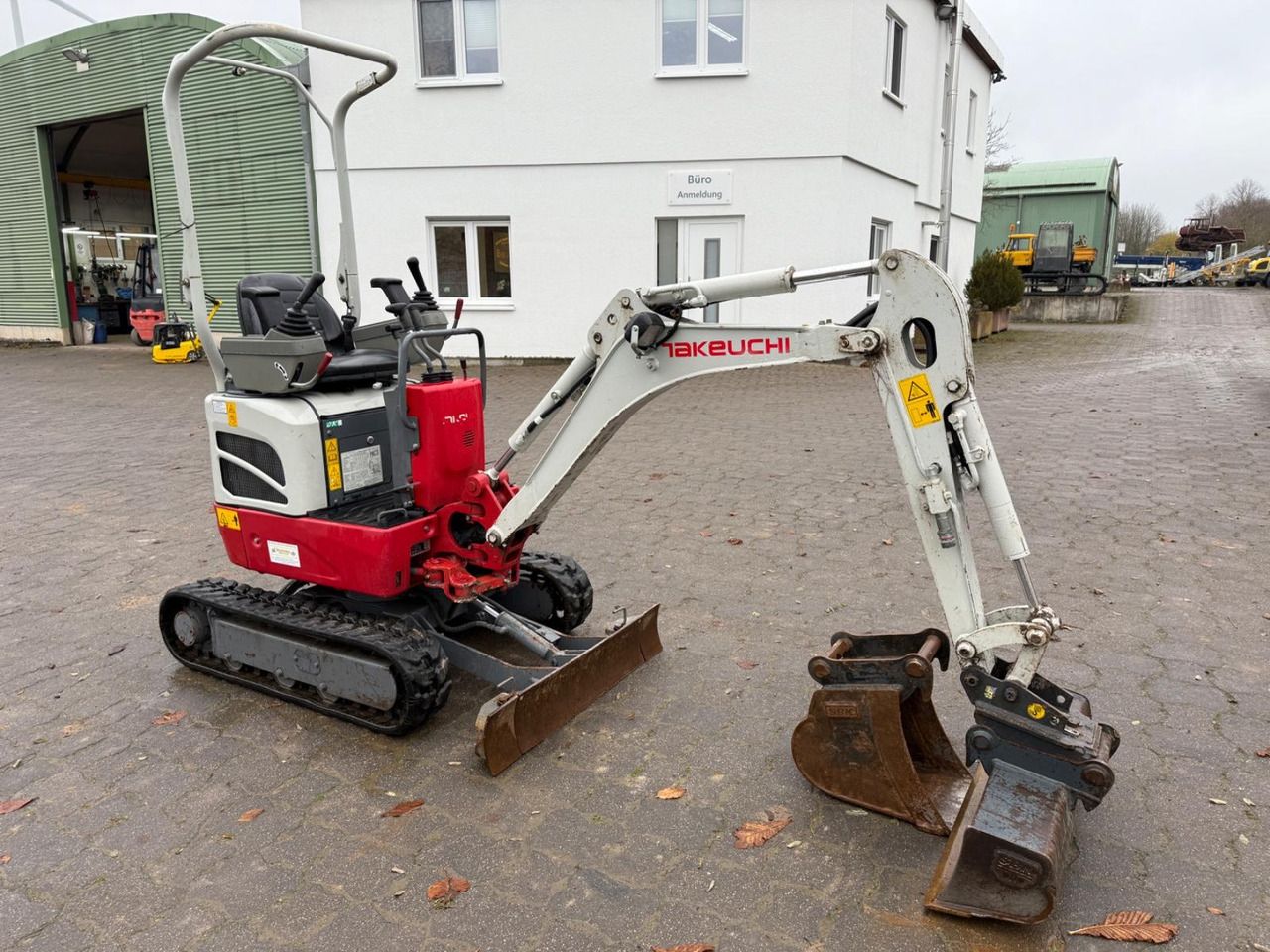 2022 Takeuchi TB210R mini excavator, side view