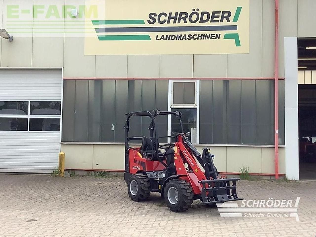 2024 Schäffer 2028-2 mini excavator, side view