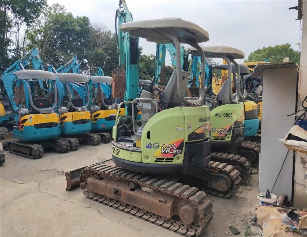 2023 Yanmar VIO 30 mini excavator, front three-quarter view