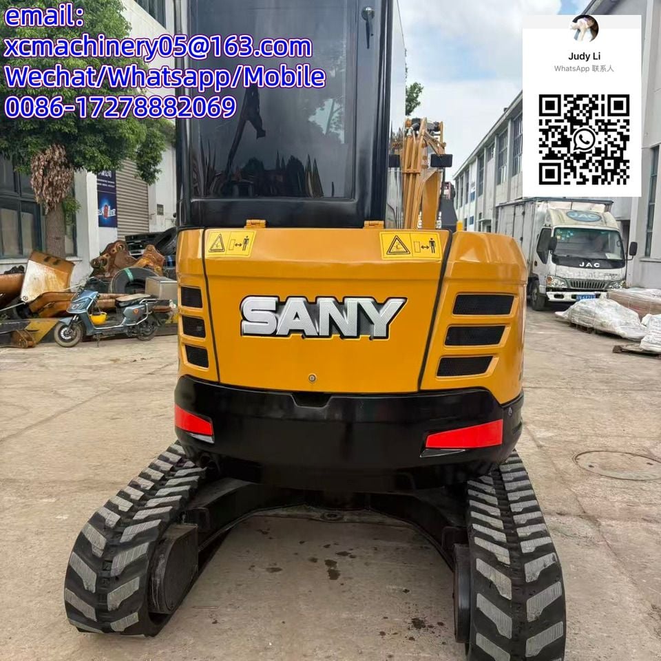 2024 Sany SY35U mini excavator rear view