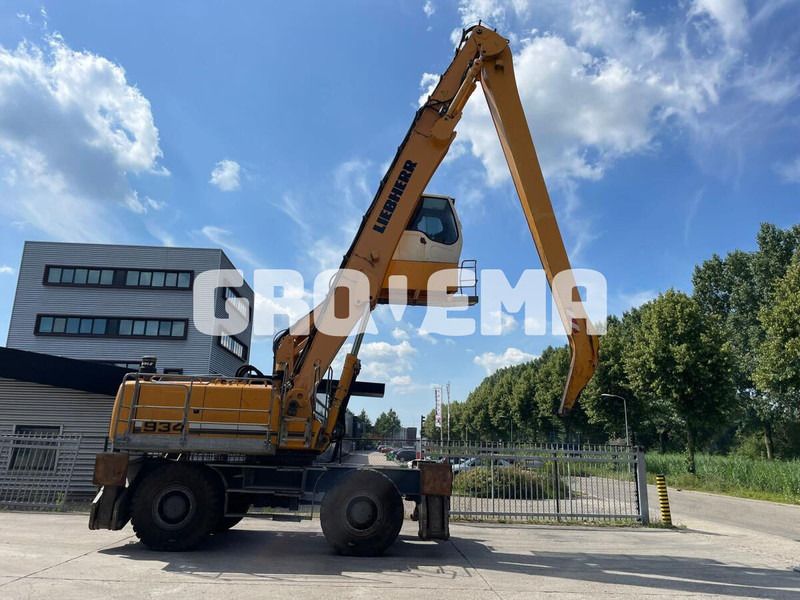 2012 Liebherr A934C LI material handler, side view