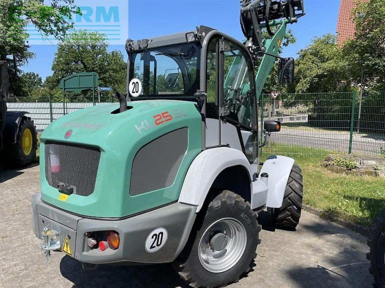 2023 Kramer KL25.5L wheel loader, front three-quarter view 2023 Kramer KL25.5L wheel loader, front three-quarter view