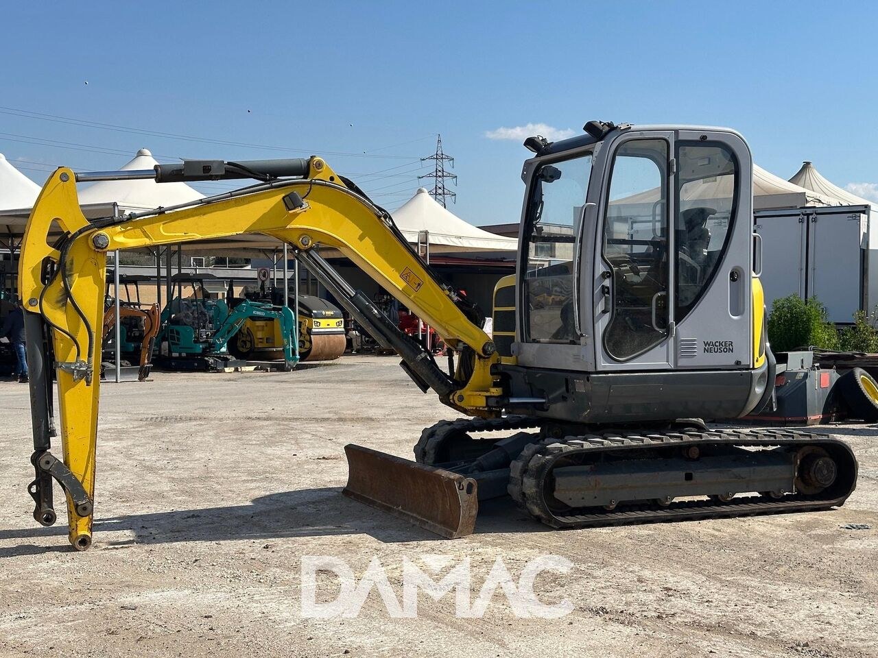 2019 Wacker Neuson EZ53 mini excavator side view