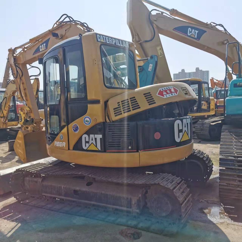 2024 Caterpillar 308C excavator rear three-quarter view