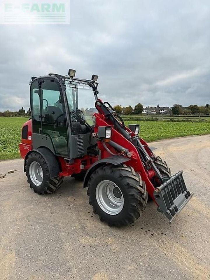 2018 Weidemann 1380 wheel loader, front three-quarter view