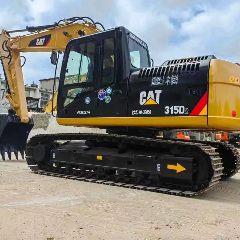 2018 Caterpillar 315D2 crawler excavator, side profile view