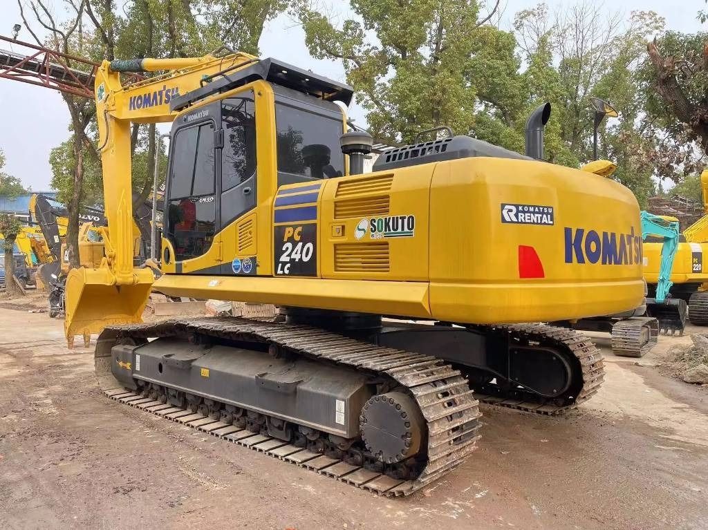 2023 Komatsu PC240LC-8 crawler excavator rear three-quarter view