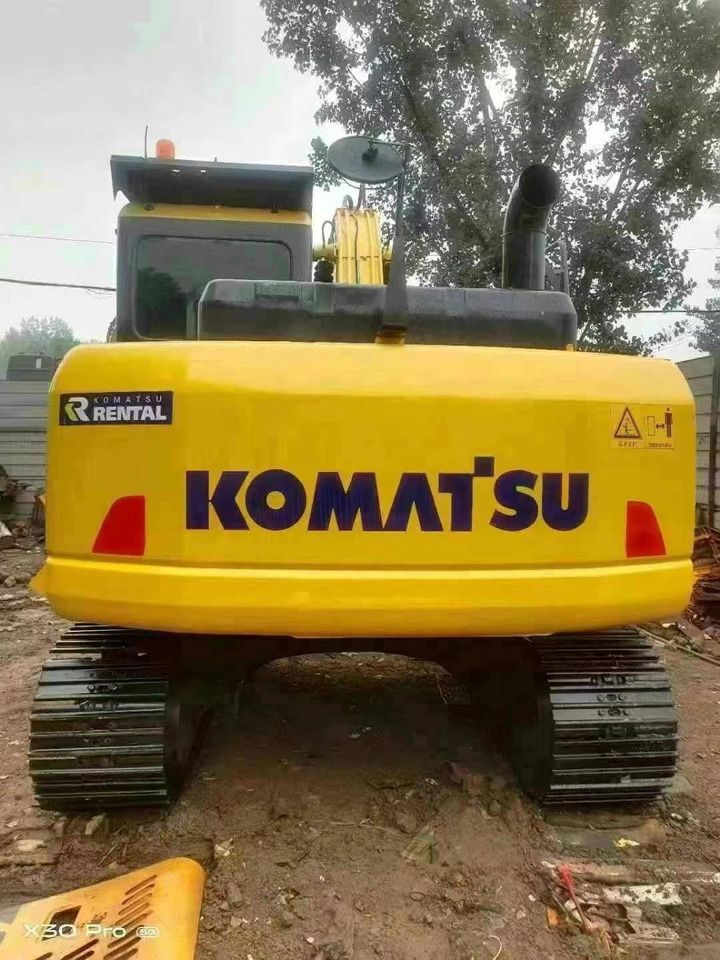 2022 Komatsu PC130-7 crawler excavator, rear view