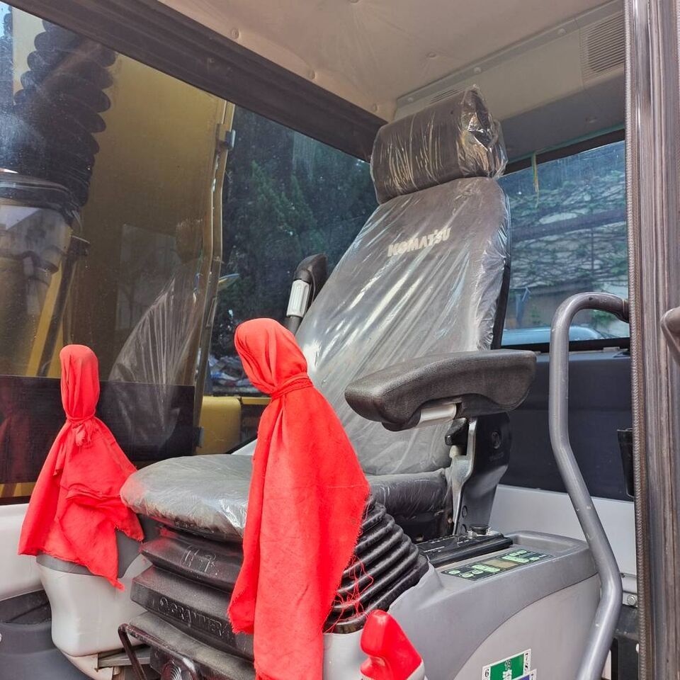 2024 Komatsu PC130 crawler excavator interior cab view