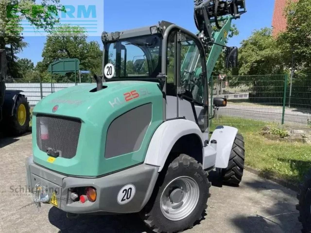 2023 Kramer KL255L wheel loader, front three-quarter view 2023 Kramer KL255L wheel loader, front three-quarter view