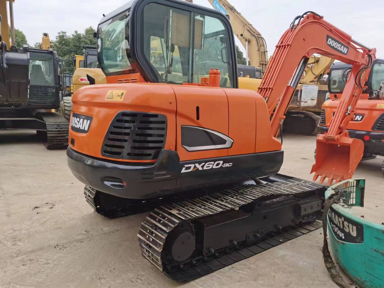 New 2020 Doosan DX60W Wheel Excavator