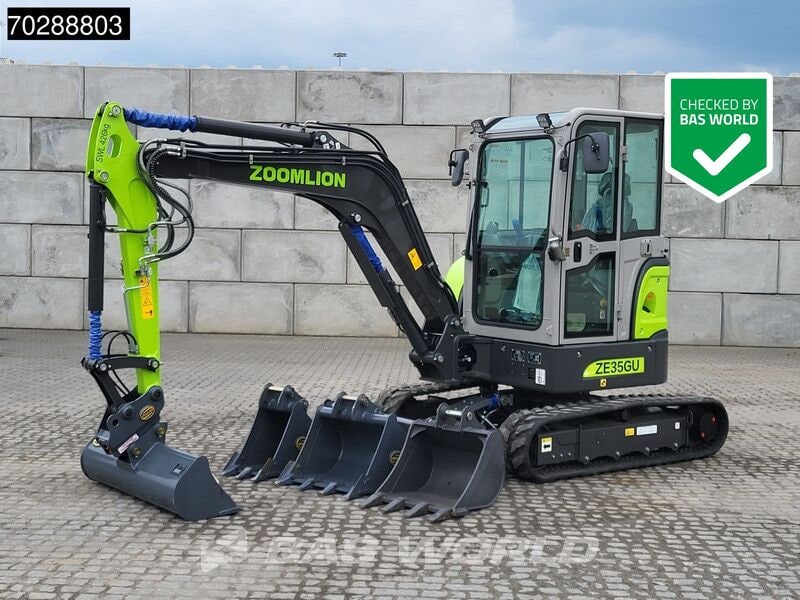 New 2024 Zoomlion ZE35GU Mini Excavator