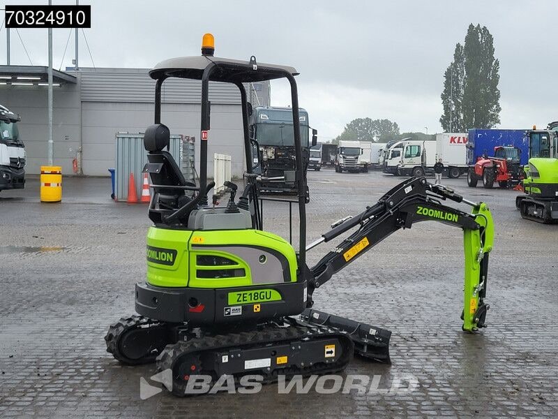 New 2025 Zoomlion ZE18GU Mini Excavator