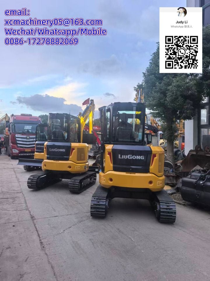 2026 LiuGong mini excavator, rear view 2026 LiuGong mini excavator, rear view