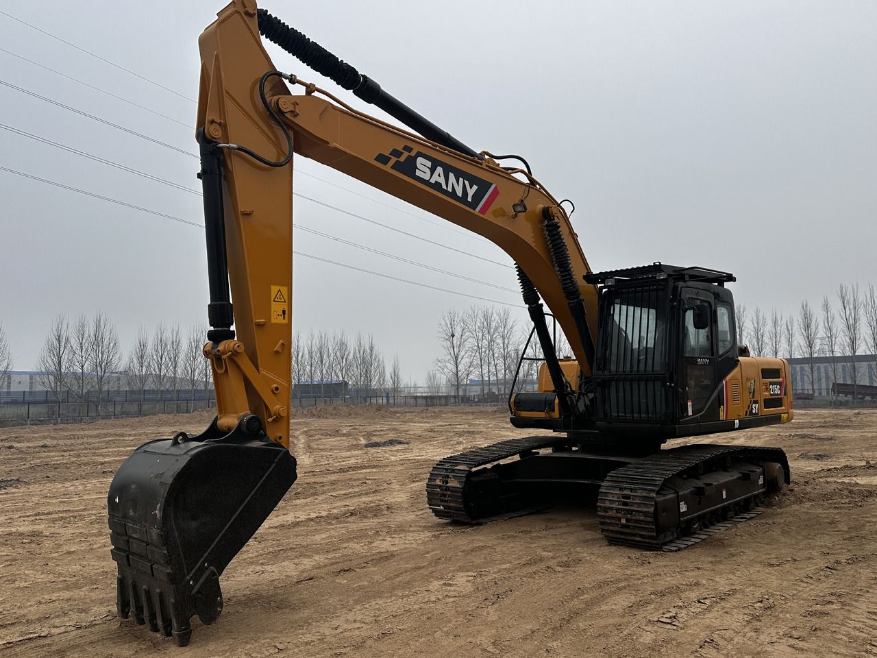 2026 Sany SY215C crawler excavator, side view