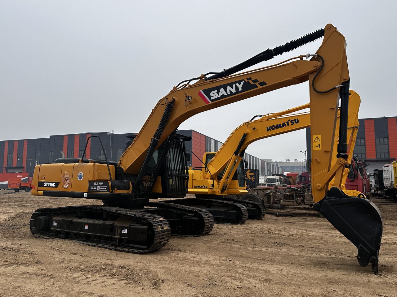 2026 Sany SY215C crawler excavator, side view